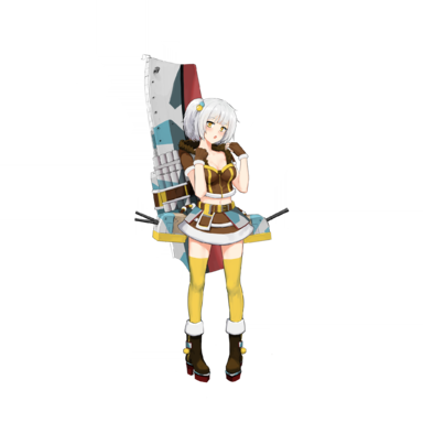 战舰少女R - 爱斯基摩人·改 - 正常立绘