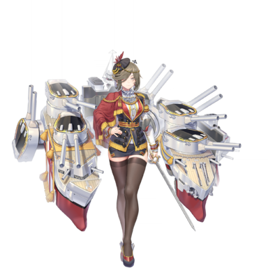 战舰少女R - 阿金库尔 - 正常立绘