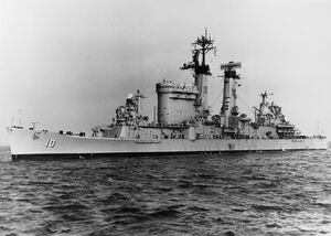 导弹化改造后的奥尔巴尼号巡洋舰