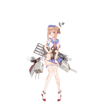 战舰少女R - 菲尔普斯 - 大破立绘