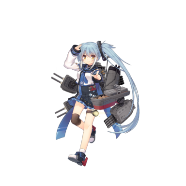 战舰少女R - 岚·改 - 正常立绘