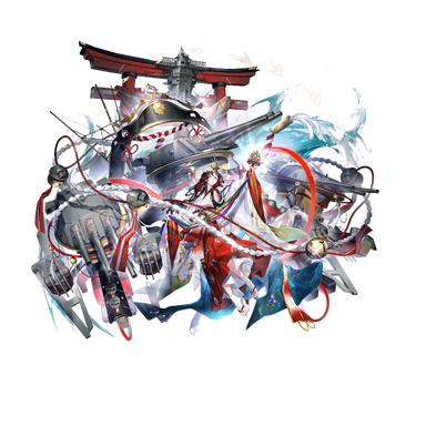 战舰少女R - 武藏 - 正常立绘