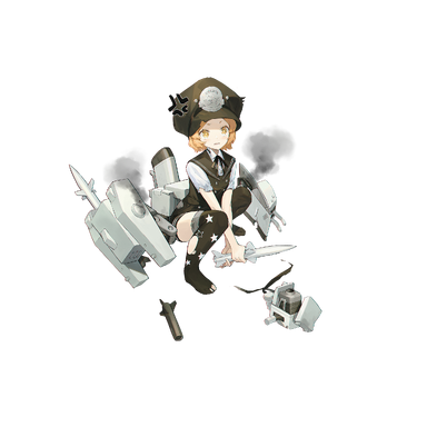 战舰少女R - 基阿特·改 - 大破立绘