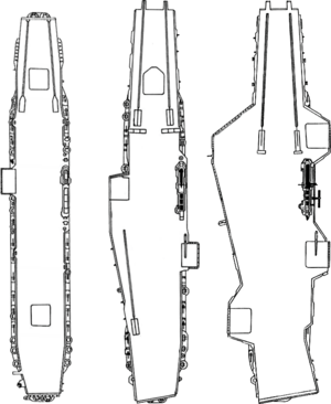 USS Midway CV-41 deck plans 1945 1957 and 1970.png