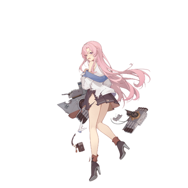 战舰少女R - 高波·改 - 大破立绘