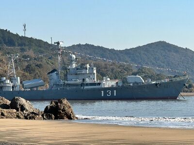 停泊在宁波象山的南京舰