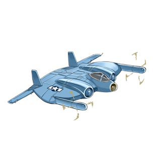 战舰少女R - XF5U“飞行圆饼” - 战斗机