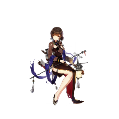 战舰少女R - 逸仙·改 - 大破立绘