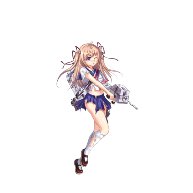 战舰少女R - 沃克兰 - 大破立绘