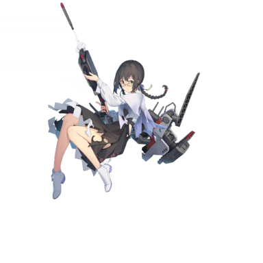 战舰少女R - 阿贺野 - 大破立绘