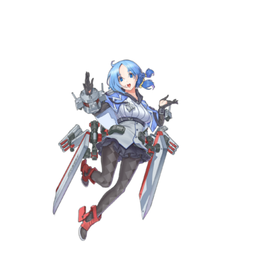 战舰少女R - 翡翠·改 - 正常立绘