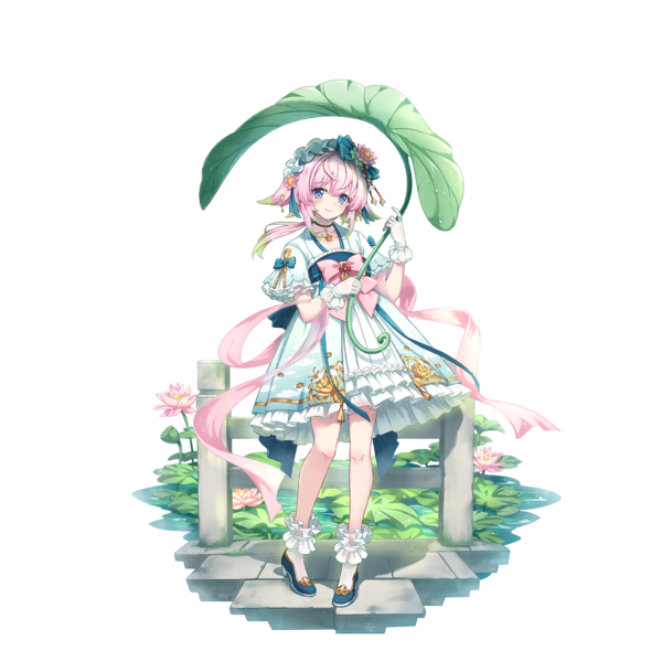 战舰少女R - 济南 - 换装 - 碧荷浣芙蓉 - 正常立绘