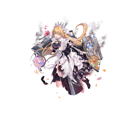 战舰少女R - 什罗普郡·改 - 大破立绘