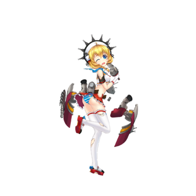 战舰少女R - 基林·改 - 大破立绘