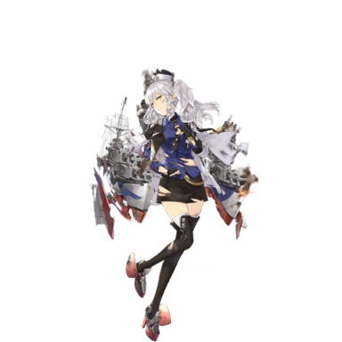 战舰少女R - 旧金山·改 - 大破立绘