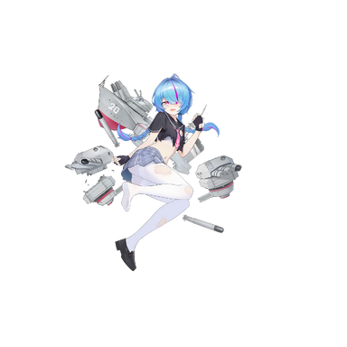 战舰少女R - 狭雾 - 大破立绘