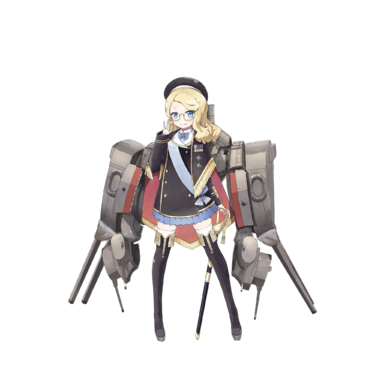 战舰少女R - 古斯塔夫五世 - 正常立绘