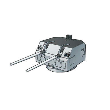 战舰少女R - 双联5英寸高平两用炮（L54） - 小型主炮