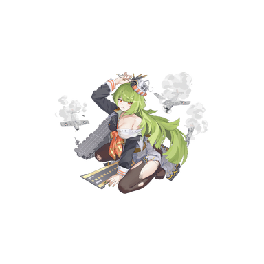战舰少女R - 长岛 - 大破立绘