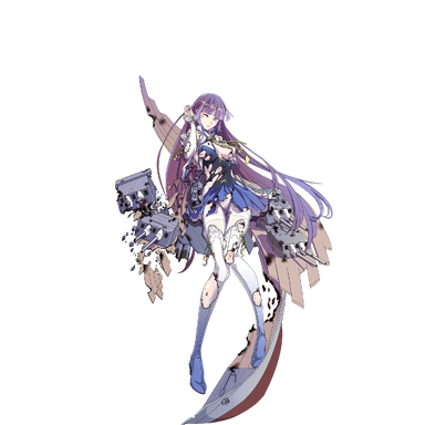 战舰少女R - 爱宕·改 - 大破立绘