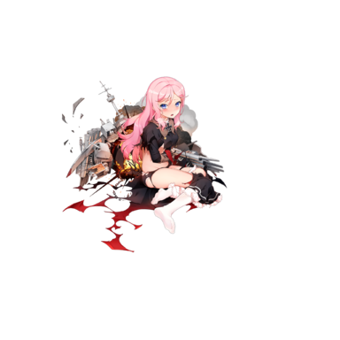 战舰少女R - Z22·改 - 大破立绘