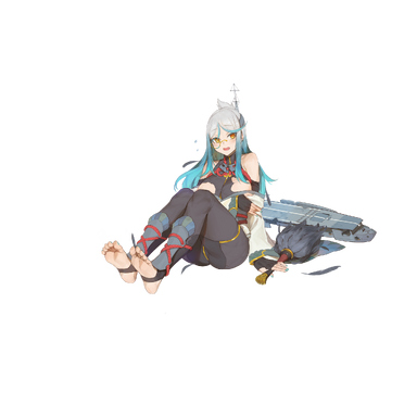 战舰少女R - 神鹰·改 - 大破立绘