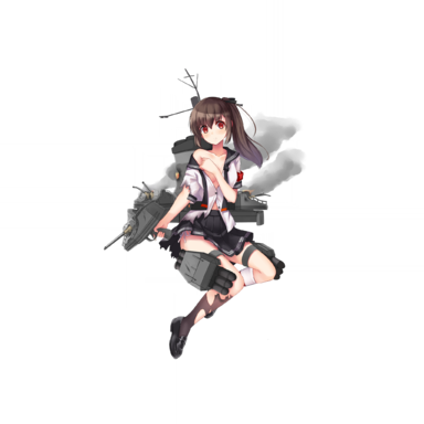 战舰少女R - 敷波·改 - 大破立绘