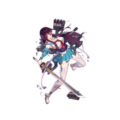 战舰少女R - 大井·改 - 大破立绘