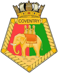 考文垂号舰徽（游戏立绘中考文垂的披风上也能看到）