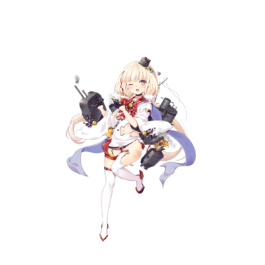 战舰少女R - 初月 - 大破立绘