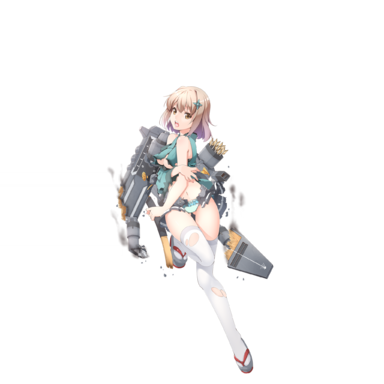 战舰少女R - 苍龙 - 大破立绘