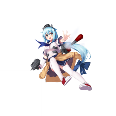 战舰少女R - 初雪·改 - 正常立绘