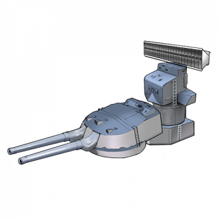 战舰少女R - 英国双联15英寸炮（284） - 大型主炮