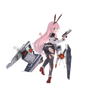 战舰少女R - Z17·改 - 大破立绘