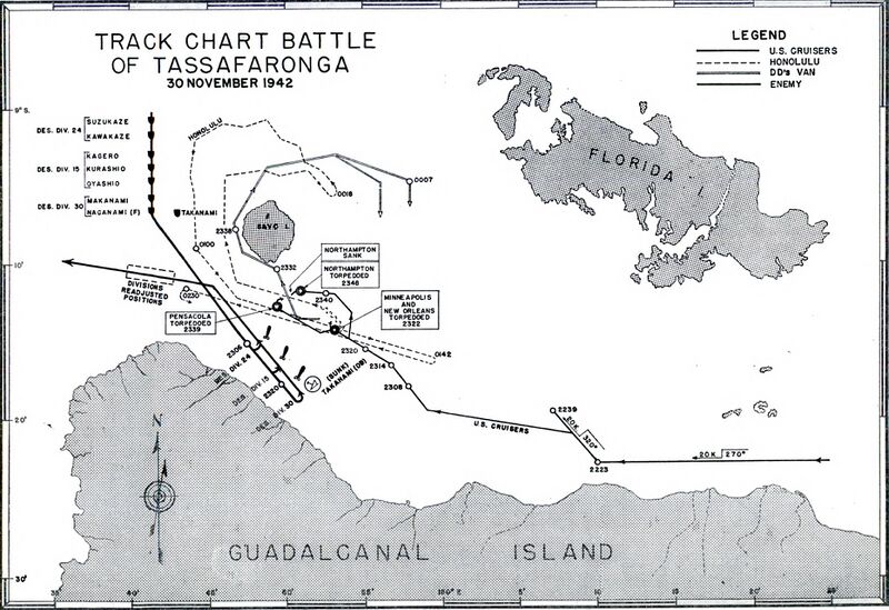 文件:Track Chart Battle of Tassafaronga.jpg
