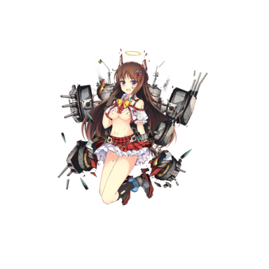 战舰少女R - 卡约·杜伊里奥 - 大破立绘