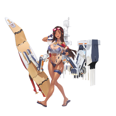战舰少女R - 夏威夷 - 正常立绘