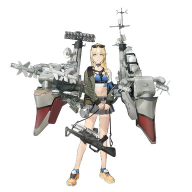 战舰少女R - 芝加哥(CA-136)·改 - 正常立绘