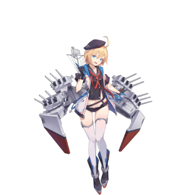战舰少女R - 哥伦比亚 - 正常立绘