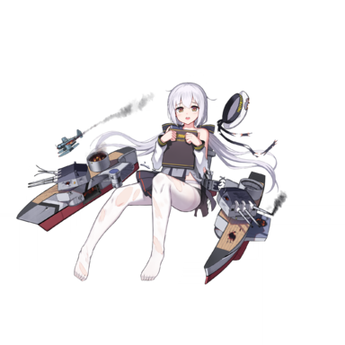 战舰少女R - 纽伦堡 - 大破立绘