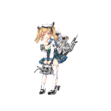 战舰少女R - Z31 - 大破立绘