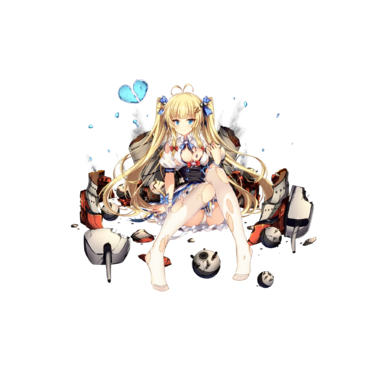 战舰少女R - 爱丽 - 大破立绘
