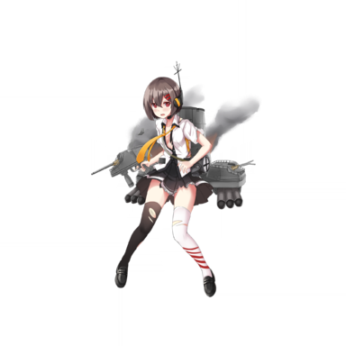 战舰少女R - 绫波·改 - 大破立绘