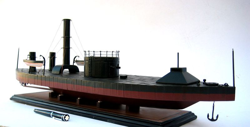 文件:莫尼托尔号船模.jpg