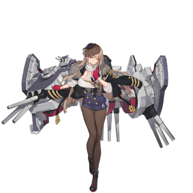 战舰少女R - 衣阿华 - 正常立绘