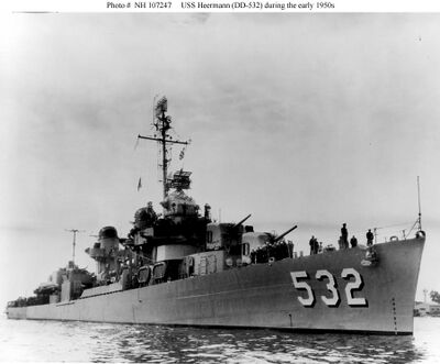 1950年代刚刚重新服役的希尔曼号