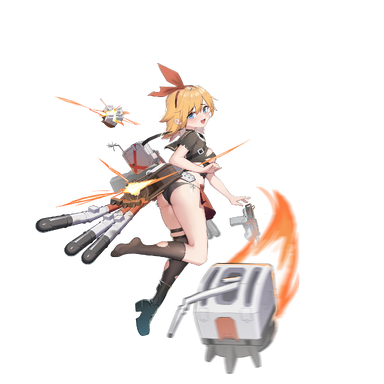 战舰少女R - T-23 - 大破立绘