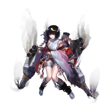 战舰少女R - B65 - 大破立绘