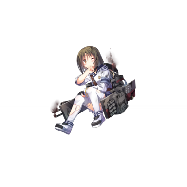战舰少女R - 白露 - 大破立绘