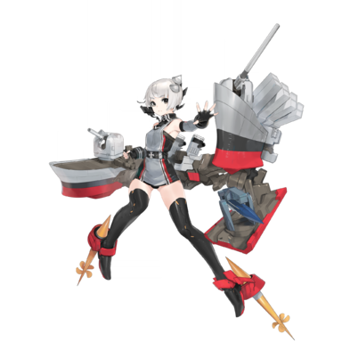 战舰少女R - 吕特晏斯 - 正常立绘